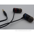 Earphone Bass in-Ear Earbud Headphone dengan Mikrofon